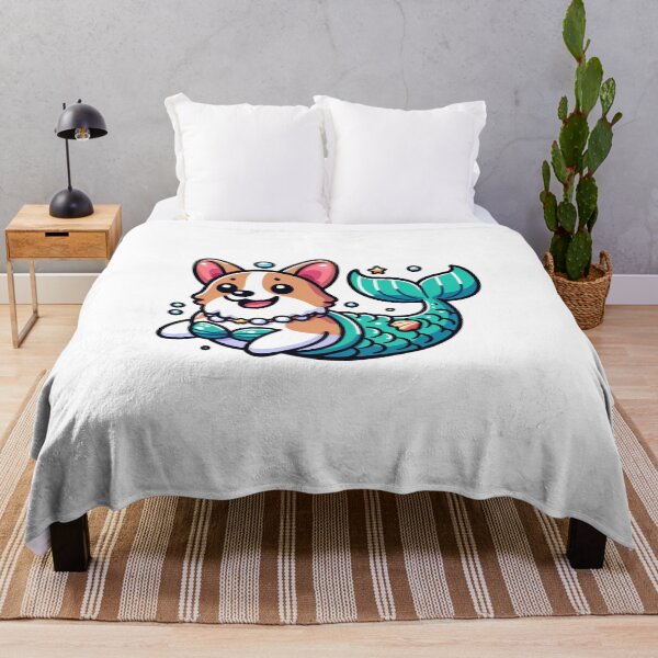Item preview, mermaid corgi designed and sold by FerdiEverywhere.