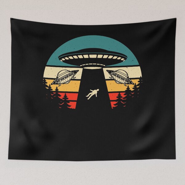 Item preview, Unidentified Flying, Space Alien UFO Neon Lights Rave Alien Lovers designed and sold by ArtByKatti.