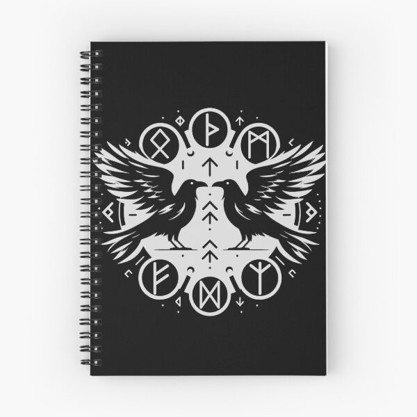 Item preview, Odin Ravens Huginn and Muninn Norse Mythology designed and sold by Chmielayka.