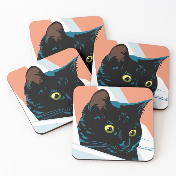 Item preview, Black Cat Stare designed and sold by jastinamor.