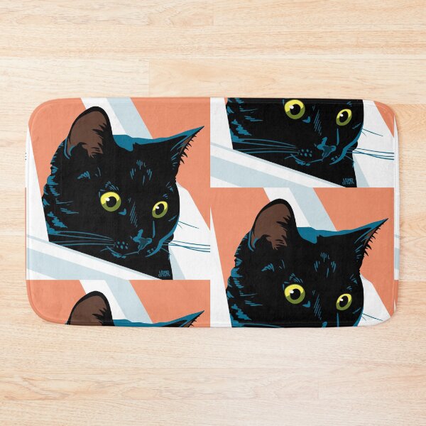 Item preview, Black Cat Stare designed and sold by jastinamor.