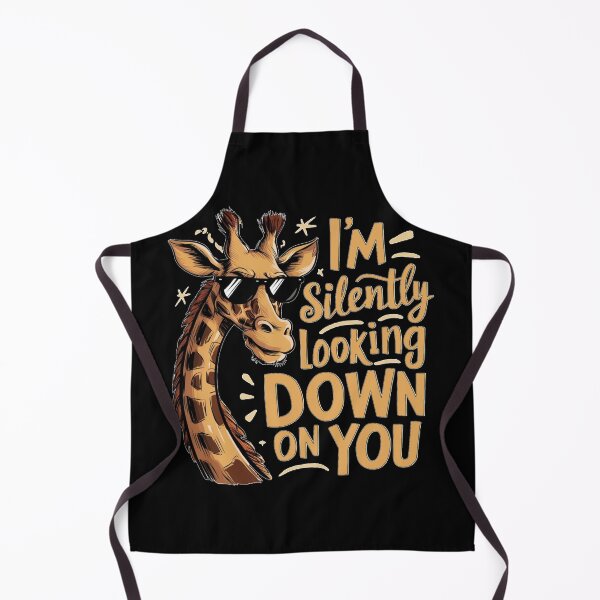Item preview, Silently Looking Down - Cute Funny Giraffe designed and sold by Kashear.