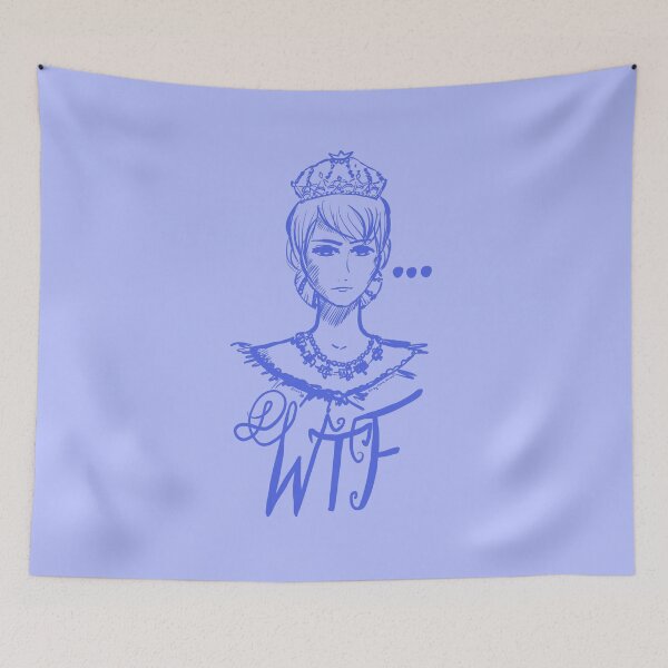 Item preview, Violet Blank WTF Queen Stare Reaction designed and sold by Victoria Lehnard.