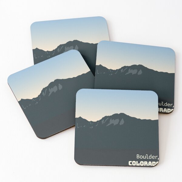 Item preview, Boulder, Colorado Mountain Cartoon designed and sold by kenedydesigns.