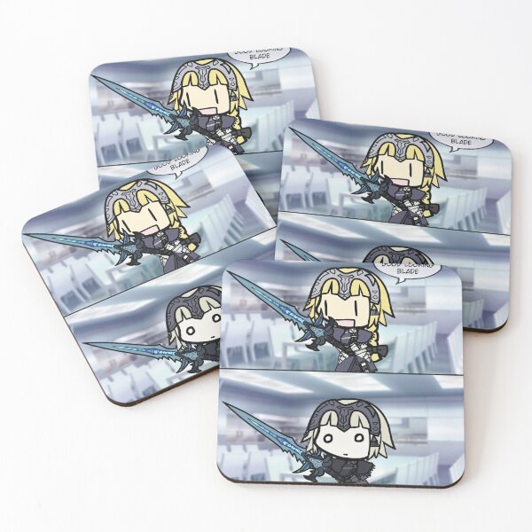 Item preview, Fate Jeanne Warcraft Meme Sticker designed and sold by Shidesama.