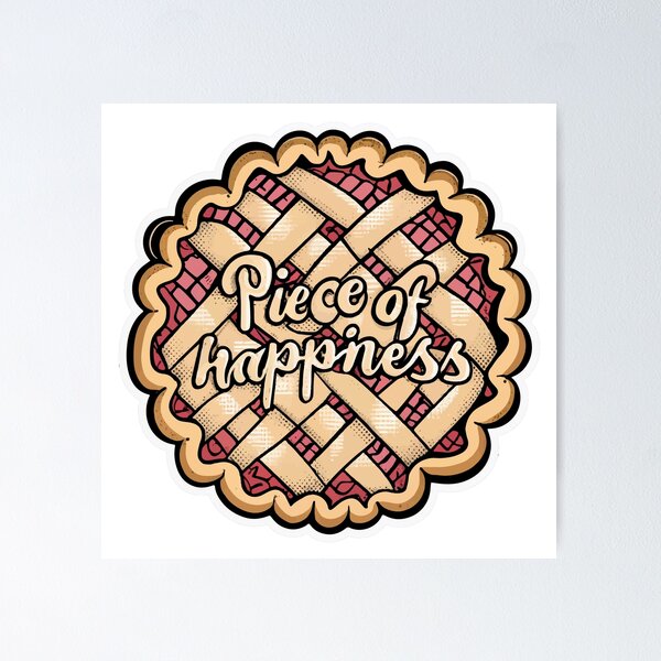 Item preview, Piece of Happiness - Vintage Apple Pie Design designed and sold by NiftyWrx.