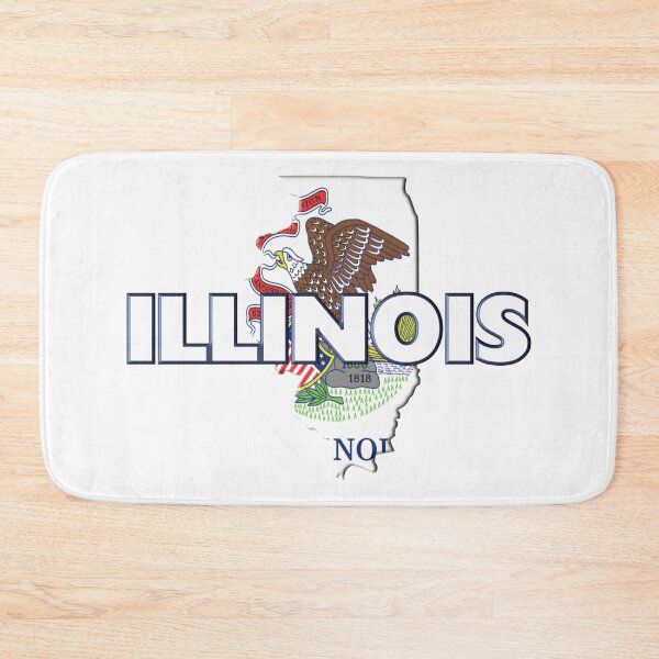 Item preview, Illinois Colored State designed and sold by m2inspiration.
