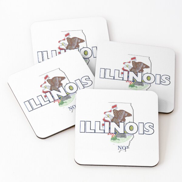 Item preview, Illinois Colored State designed and sold by m2inspiration.