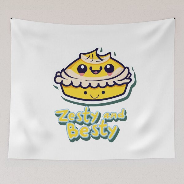 Item preview, Kawaii Lemon Meringue Pie - Zesty and Besty designed and sold by NiftyWrx.
