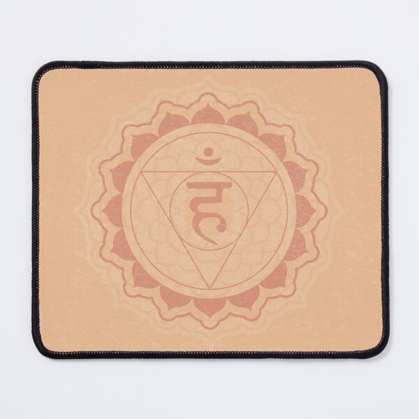 Item preview, Throat Chakra Mandala - Melon + Coral designed and sold by Irene Estelle.
