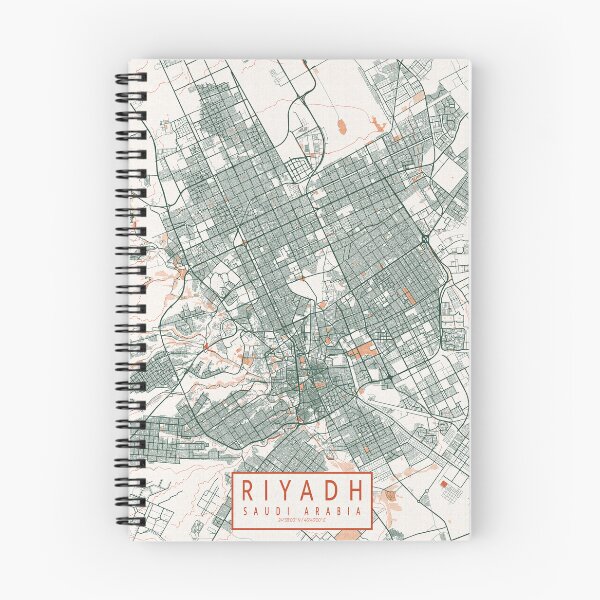 Item preview, Riyadh City Map of Saudi Arabia  - Bohemian designed and sold by deMAP.