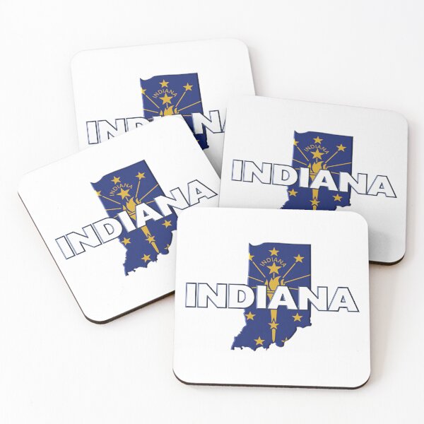 Item preview, Indiana Colored State designed and sold by m2inspiration.