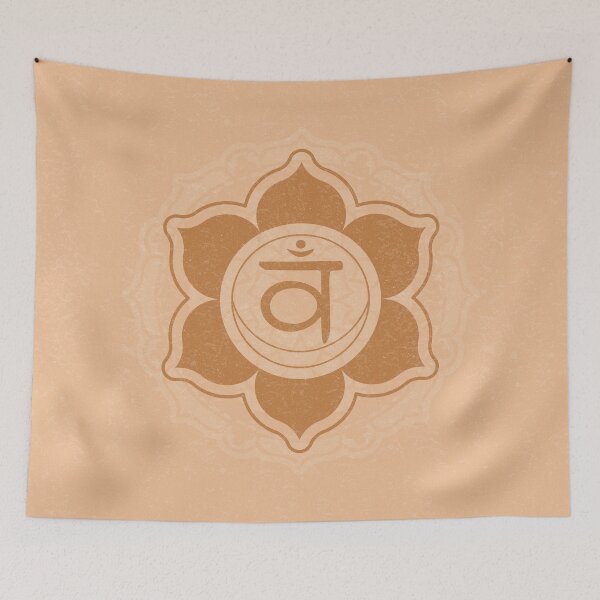 Item preview, Sacral Chakra Mandala - Melon + Rust designed and sold by Irene Estelle.