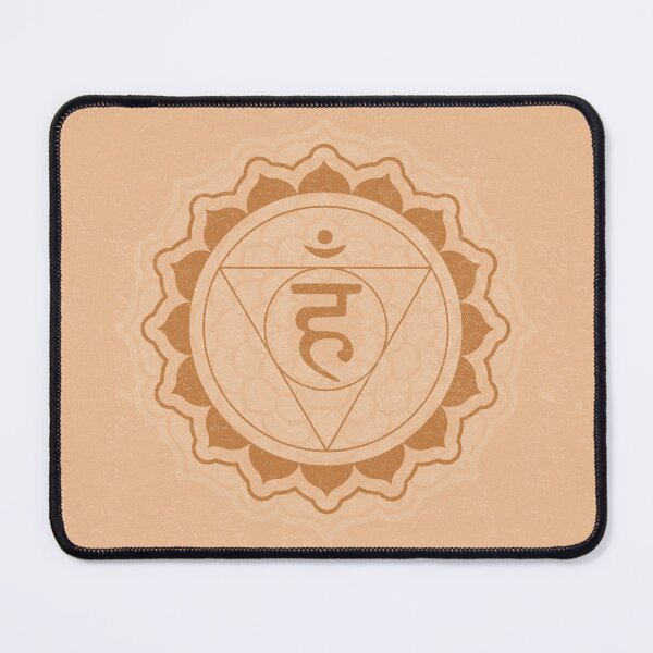Item preview, Throat Chakra Mandala - Melon + Rust designed and sold by Irene Estelle.