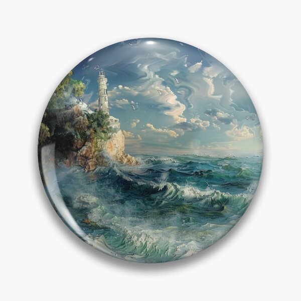 Item preview, The Lighthouse in Oil designed and sold by NDMDesignStudio.