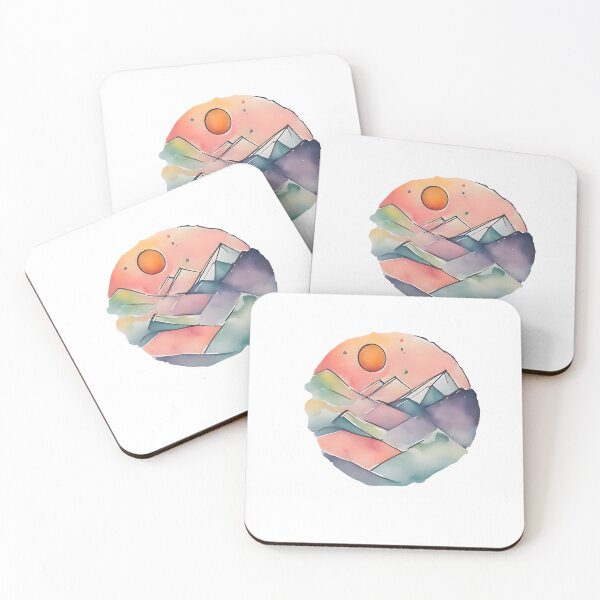 Item preview, Cresting Day: Morning Mountain Hues designed and sold by SavvyJuanDesign.