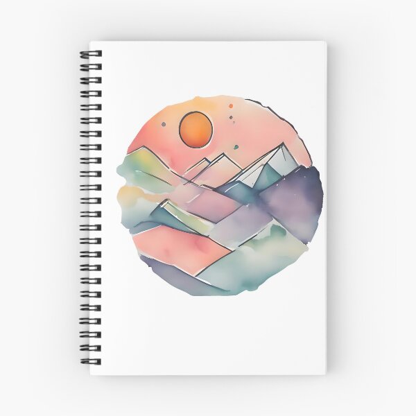 Item preview, Cresting Day: Morning Mountain Hues designed and sold by SavvyJuanDesign.