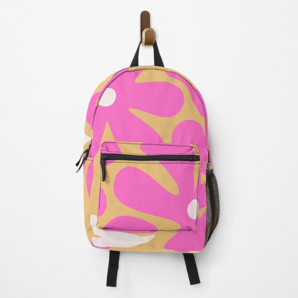 Item preview, Fuchsia flowers on mustard background designed and sold by AcuarelasCA.