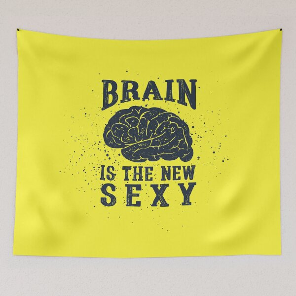 Item preview, Brain Is The New Sexy designed and sold by thesircurly.