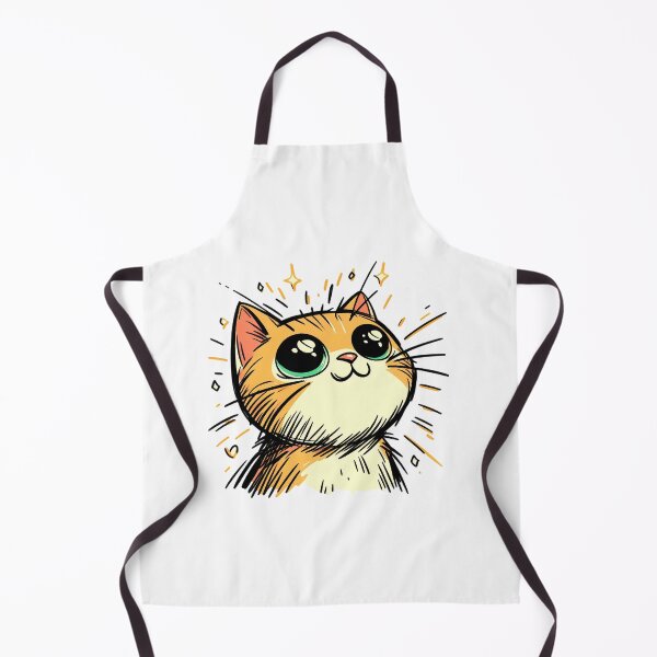 Item preview, orange positive cat illustration designed and sold by Funky Land.