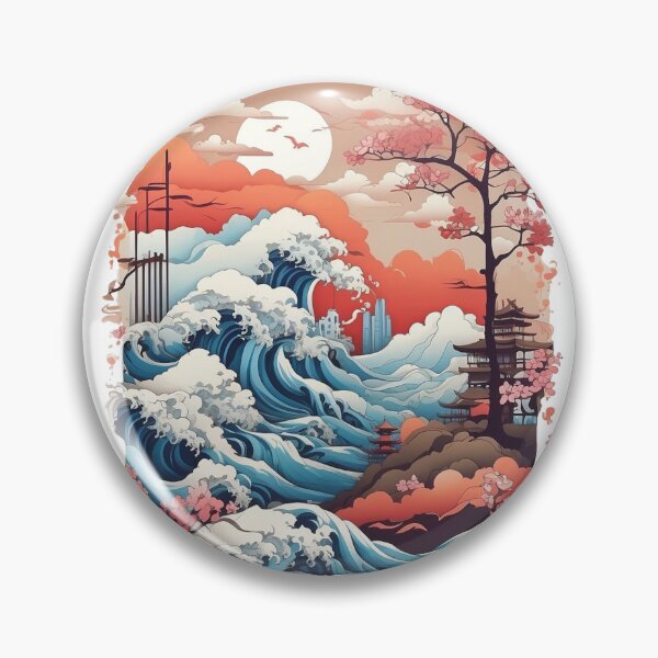 Item preview, Picturesque,Ancient china ,Cherry blossom designed and sold by PrintMystique.