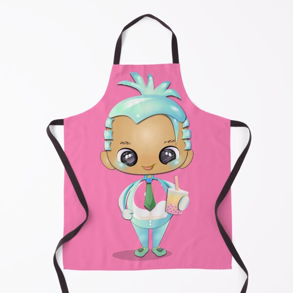 Item preview, Cute Aqua Boba Boy designed and sold by RosesAndRainbowDrops.