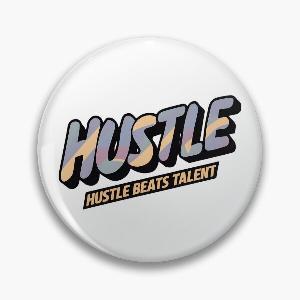 Item preview, 'Hustle Beats Talent' Motivational Quote Design Soft Pastels designed and sold by WatermelonPink.