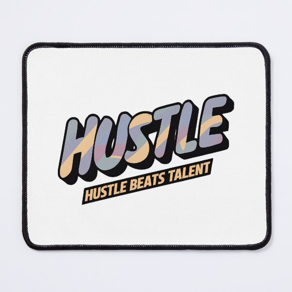 Item preview, 'Hustle Beats Talent' Motivational Quote Design Soft Pastels designed and sold by WatermelonPink.