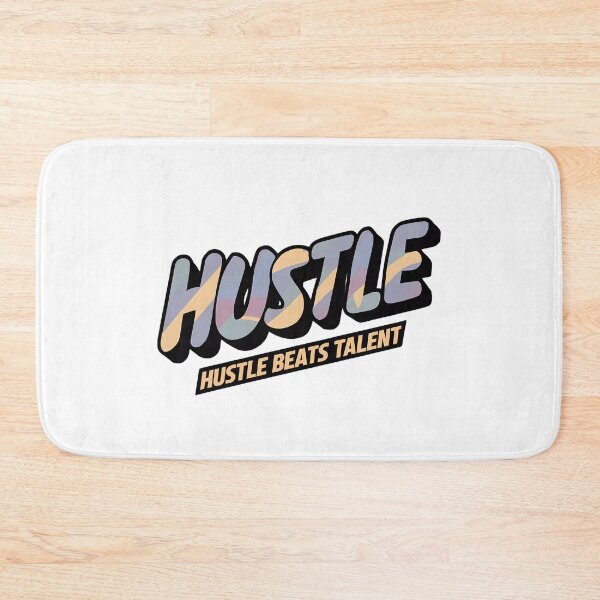 Item preview, 'Hustle Beats Talent' Motivational Quote Design Soft Pastels designed and sold by WatermelonPink.