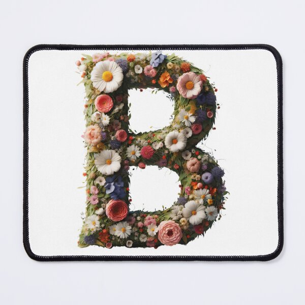 Item preview, Letter “B” containing flowers designed and sold by yeekazar.
