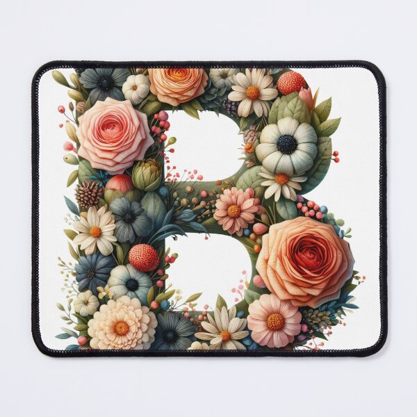 Item preview, Letter “B” containing flowers designed and sold by yeekazar.