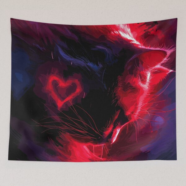 Item preview, Art By Minga Cat Of My Heart Digital Design designed and sold by Artbyminga.