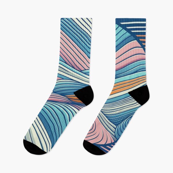Item preview, Retro Gradient Psychedelic Waves  designed and sold by FloridaWildOnes.