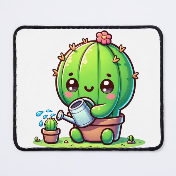 Item preview, Cute Cactus Watering a Cactus designed and sold by PassionforLove.