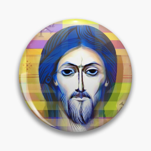 Item preview, Divine Gaze: Orthodox Icon of Christ designed and sold by Sanctum Icons.