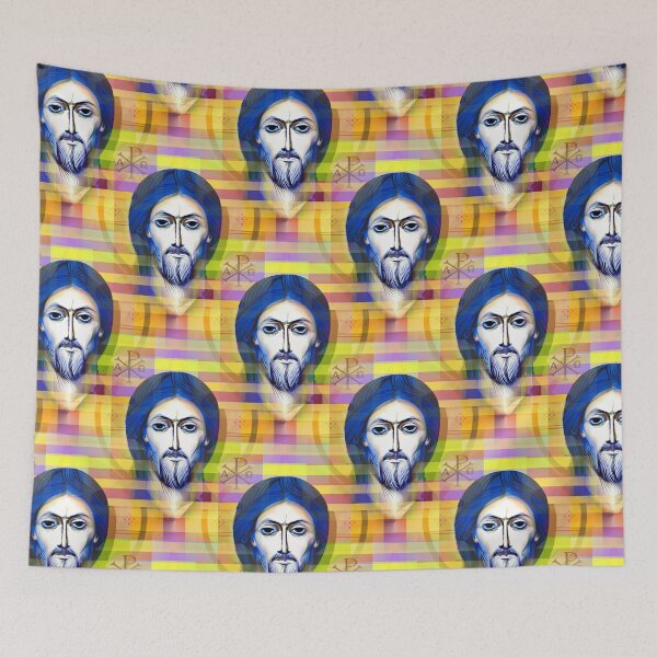 Item preview, Divine Gaze: Orthodox Icon of Christ designed and sold by Sanctum Icons.