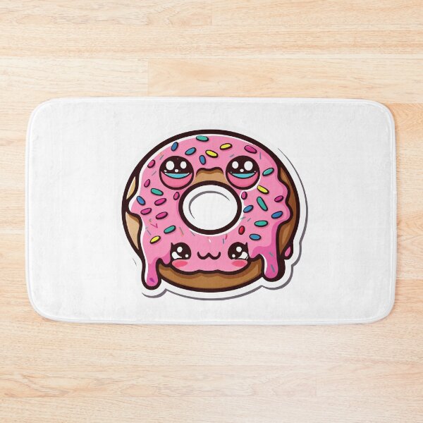Item preview, Kawaii Donut with Rosy Cheeks Anime Style designed and sold by NiftyWrx.