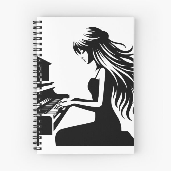 Aperçu de l'œuvre Mélodie noir et blanc créée et vendue par ImaginativeCore.