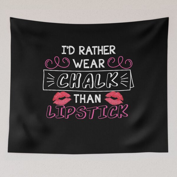 Item preview, I'd rather wear chalk than lipstick | gymnast shirt | gymnast gifts | gymnast clothes | gymnastics gift for girls | gymnastics coach | gymnastics mom | gymnastics dad | gymnastic kids designed and sold by Kreature Look.