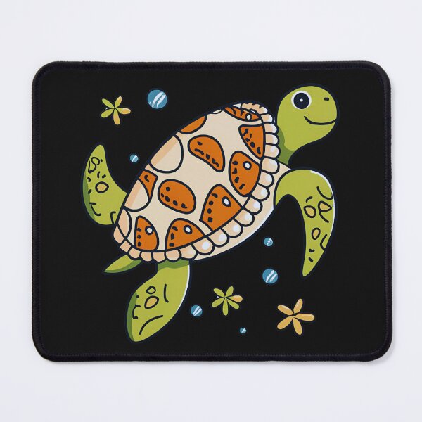 Item preview, Turtle Tango: Adorable Green Marvel designed and sold by JAMESAMORN.