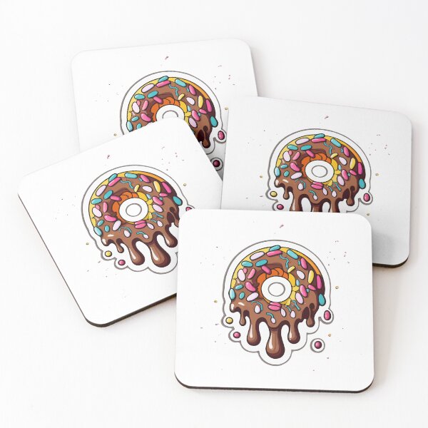 Item preview, Melting Chocolate Donut - Abstract Art designed and sold by NiftyWrx.