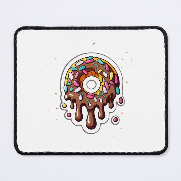 Item preview, Melting Chocolate Donut - Abstract Art designed and sold by NiftyWrx.