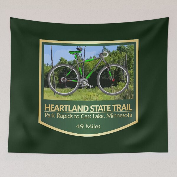 Item preview, Heartland State Trail (bike2) designed and sold by curranmorgan.