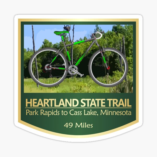 Item preview, Heartland State Trail (bike2) designed and sold by curranmorgan.