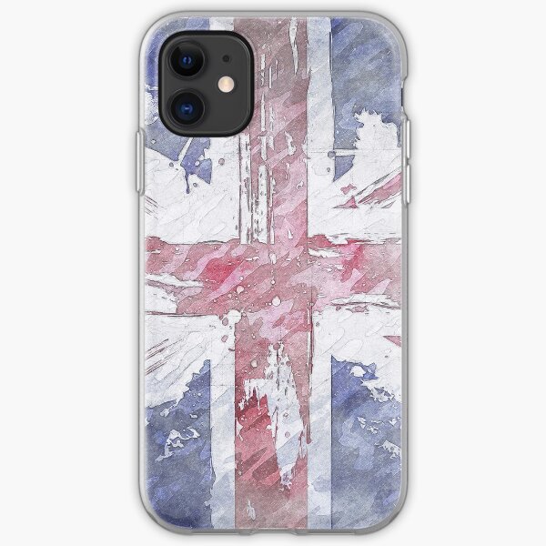 Rustic Union Jack Flag iPhone Soft Case