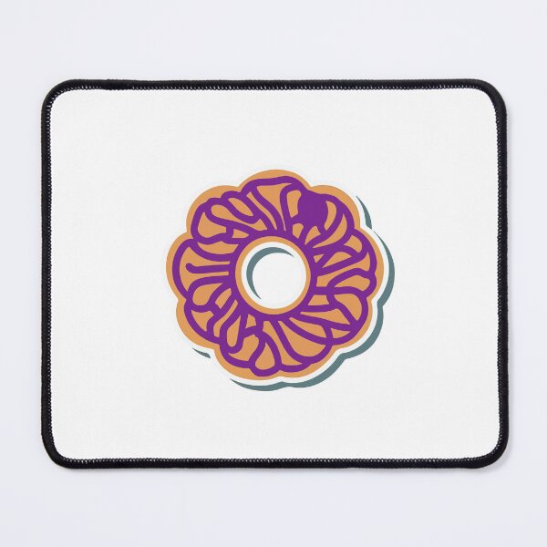 Item preview, Delicate Lace Pattern Donut Silhouette designed and sold by NiftyWrx.