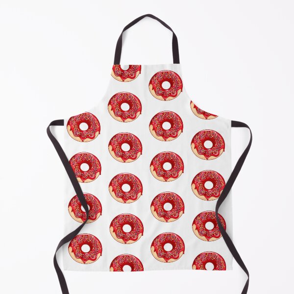 Item preview, Sprinkle Delight: A red-Glazed Donut  designed and sold by Infinity Elegance.