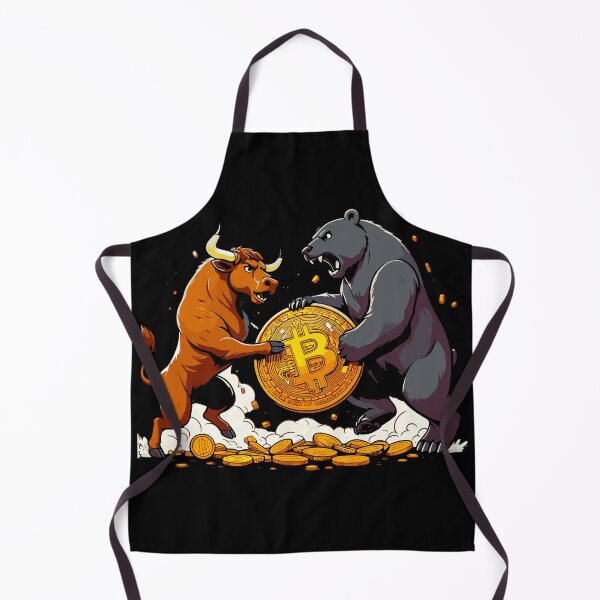 Artikelvorschau, Stier vs Bär  entworfen und verkauft von CryptoFunMerch.