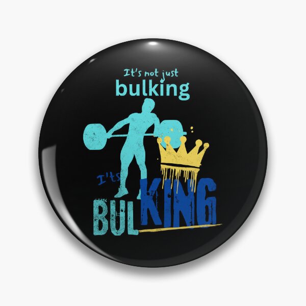 Item preview, BulKING / Bodybuilding gym bulking print designed and sold by Thehatinthecat.