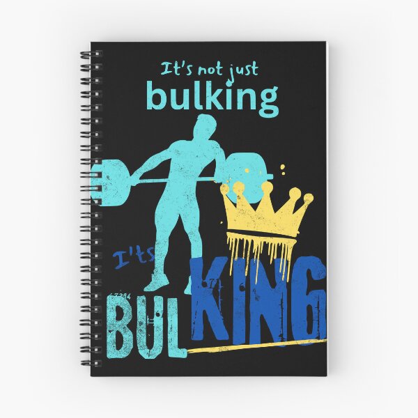Item preview, BulKING / Bodybuilding gym bulking print designed and sold by Thehatinthecat.